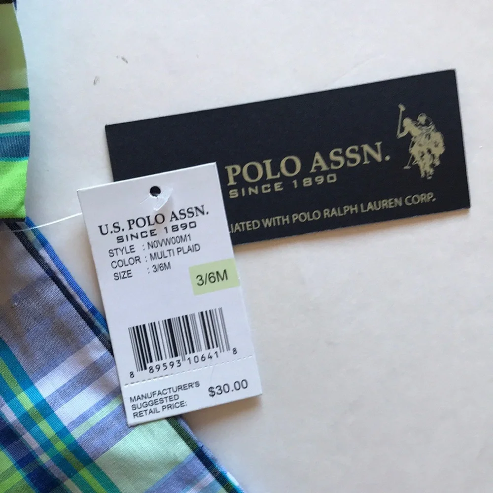 🆕 Polo Multi-Plaid One Piece